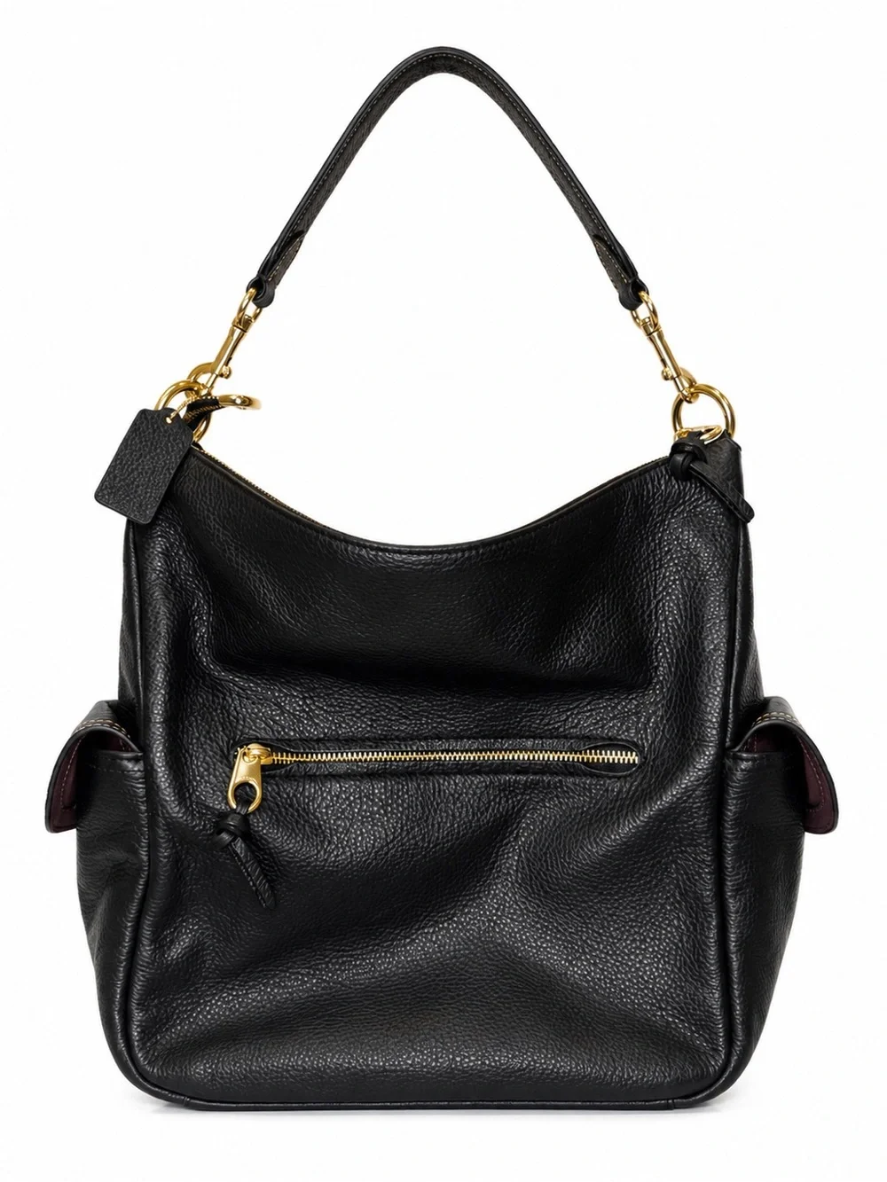 Coach Bailey Hobo Pebble Leather Shoulder Bag